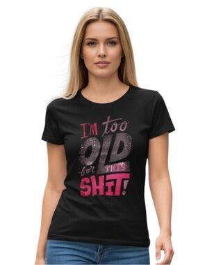 NWOT Caribbean Black and Red Short Sleeve Tee with Vintage Graphic